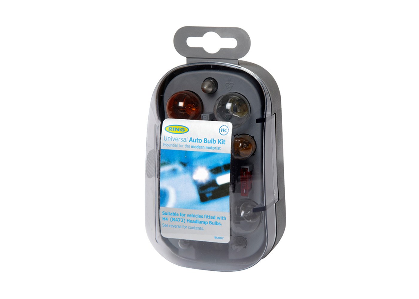 BU007 H4 bulb kit packaging